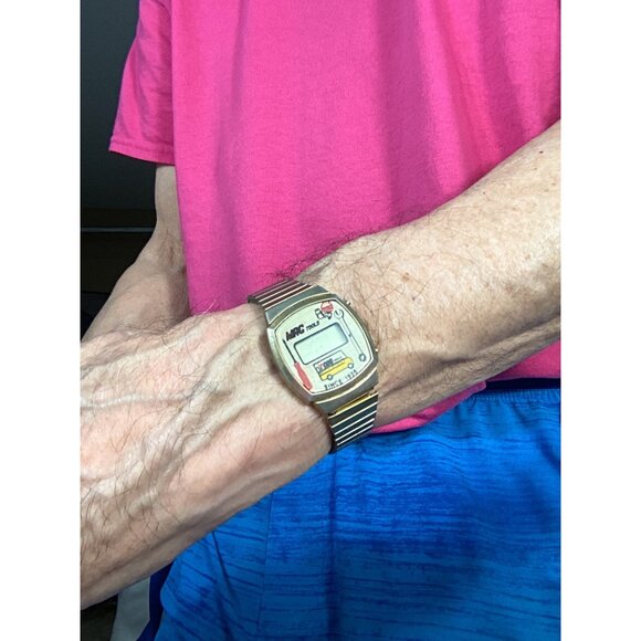 Vintage Mac Tools Digital Watch Stainless Steel Band*Rare*Collectible*1938 - Picture 2 of 3